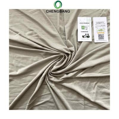 Cina Chengbang Fabric Factory Eco-friendly Anti-bacteria 100% Rayon Bamboo Baby Clothes Printed Kid's Jersey Fabric in vendita