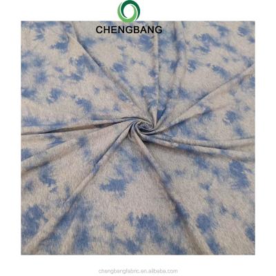 중국 Custome Anti-Static Tie Dyed Single Color 100% Cotton Fashion Tank Top Fabric For T-shirt Fabric 판매용