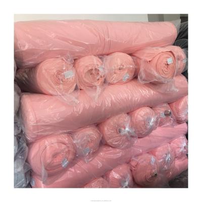 China Yiwu Anti-Static Knitted Fabric Wholesale 95 Polyester 5 Spandex Stretch Velvet Smooth Warm Brushed Fabric for sale