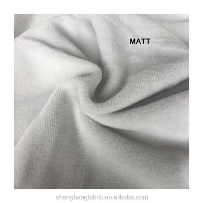 China Memory Chengbang Manufacture 95% Knitting Polyester 5% Spandex One Side Brushed Micro Velor 9000 Fabric for sale