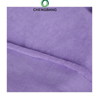 중국 Chengbang Terry Towel Fabric Wholesale 100 Cotton Anti-Static Soft For Bib And Baby Cloth 판매용