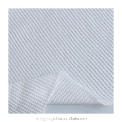 China Chengbang Manufacturing White 100% Cotton Waffle Cloth Golf Towel Anti-Static Knitting Fabric for sale