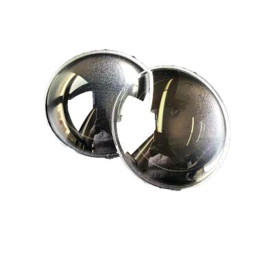 China Projector Lens 74 Millimeter Plano Convex Spherical Lens For Car Projector Lens High Low Beam for sale