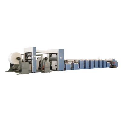 China Label Printing Donghang Two Four Six Color Offset Printing Machine High Speed ​​Multicolor Flexo Printing Machine for sale