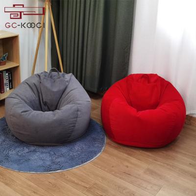 China Dismountable Modern Furniture Tatami Modern Lazy Sofa Bean Bag Corduroy Cover Single Sofa Chair for sale