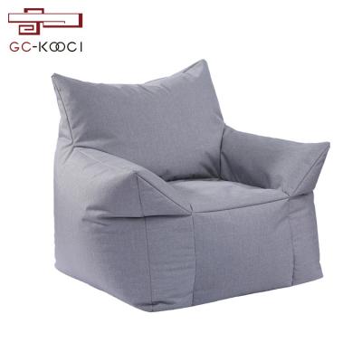 China Removable tatami high quality simple fabric leisure beanbag living room apartment cover sofa lazy chair for sale