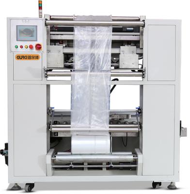 China Food Bag Automatically Inserting Case Erector PE Bag Enveloping Machine for sale