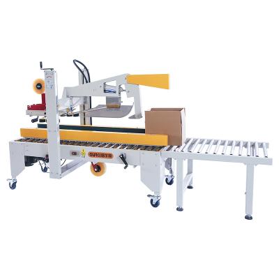 China Automatic Food Top And Bottom Adhesive Tape Sealing Carton Closing Machine Packaging Box Tapes Case Automatic Sealer for sale