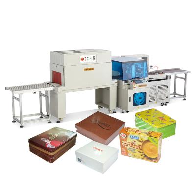 China High Temperature Resistance And Stickness Proof PE Pof Film Cardboard Heat Shrink Wrap Sealing Machine Box Cling Thermo Shrink Wrapping Package Machine for sale