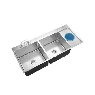 China Without Faucet Wholesale Customized Modern Sink Farmhouse Sink 304 Stainless Steel Good Quality for sale