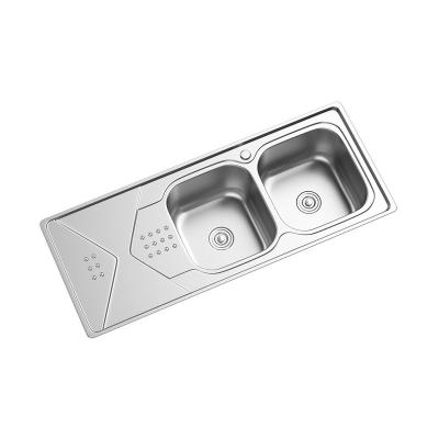 China Without Faucet Factory Supply Rectangle Kitchen Sink High Quality Stainless Steel Sink Bowl for sale