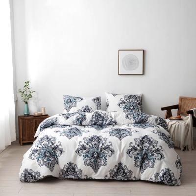 China Home Living Textile Bedding Set 100% Polyester Full Size Comforter Bedspread for sale