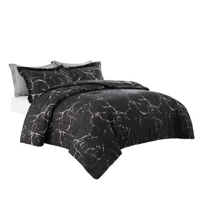 China 2022 Viable Wholesale Designer Comforter Set Marble Pattern Bedspread Bedding Comforters for sale