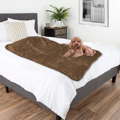 China Flufffy Fleece Large Sherpa Waterproof Luxury Custom Dog Pet Waterproof Blanket for sale