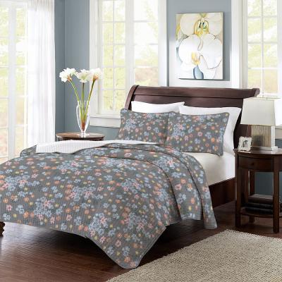 China High simple quilted bedspread, good patchwork bedspread set for sale