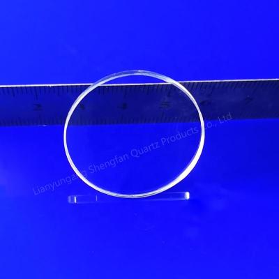 China High Light Transmittance UV Quartz Glass Plate Translucence for sale