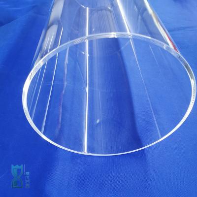 China O cilindro resistente ao calor do vidro de quartzo fundiu os tubos de quartzo transparente de silicone à venda