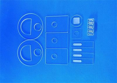 China XRD Sample Tank Test Sheet Carrier Chip Slotted Quartz Glass Sheet Sample Tank Can Be Customized for sale