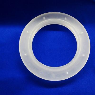 China Environmental Protection Quartz Tube Flange 99.99%-99.9999% Material for sale