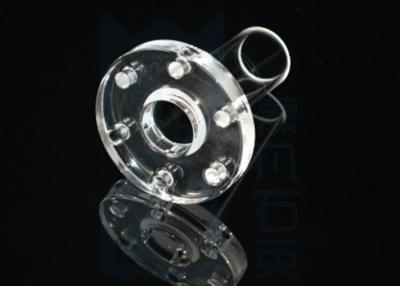 China ISO9001 1100℃ Sio2 Quartz Tube Flange for sale