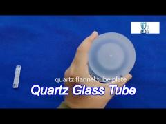 Polished Quartz Glass Fire Pipe Semiconductor Protect Heat Resistant Vacuum Tube Transparent