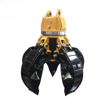 China energy & Weixiang Mining Hydraulic Orange Peel Grapple Grapple Excavator Scrap Grapple For Scrap Metal for sale