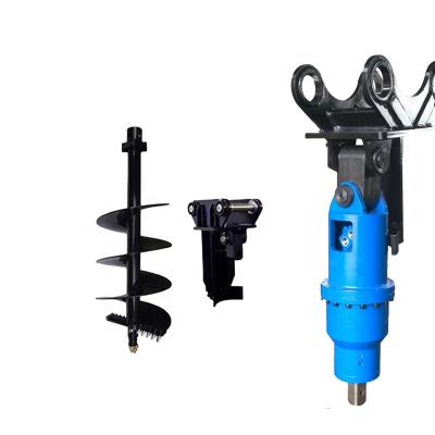 China Tree Planting Hole Drilling Machine Earth Auger Excavator Hydraulic Earth Auger Ground Product for sale