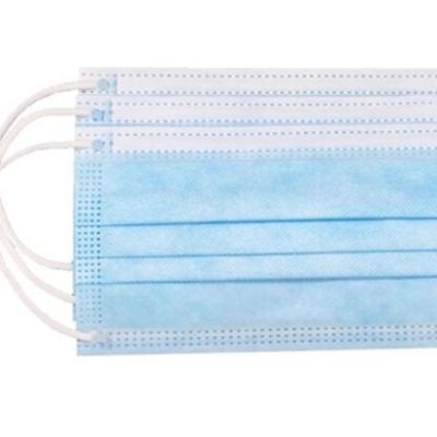 China 3pack Ply Nonwoven Face Mask Disposable Protective Mask For Civilian Medical Protect en venta