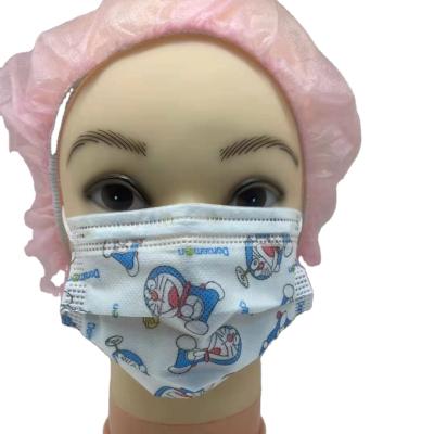 Cina New Design Color Full 3ply Kids Face Mask Disposable Protective Mask Comfortable Elastic Ear Loop in vendita