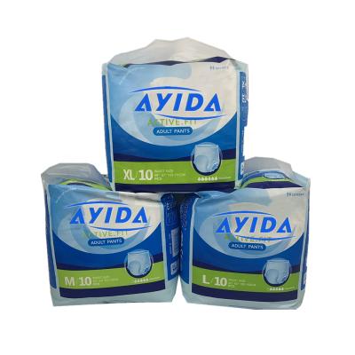 Cina Manufacturer Direct Sale Disposable Super Absorbent Ultra Thick Adult Diaper in vendita