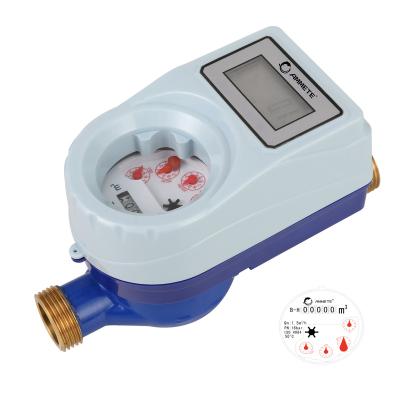 China Intelligent Prepaid Smart Water Meter Dn15 Dn20 Dn25 IC Brass/Plastic Board Smart Water Meter With Valve Control China Factory for sale