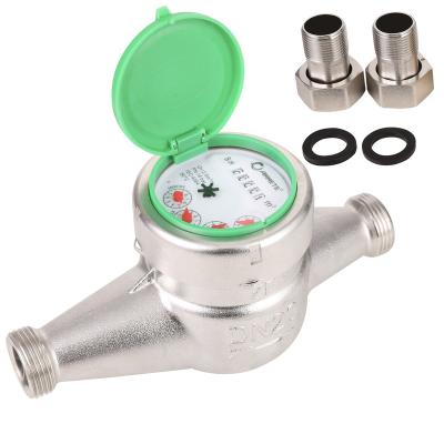 China Wholesale Stainless Steel Dry Dial Price Household Multi Jet Water Meter With Water Meter Spare Parts for sale