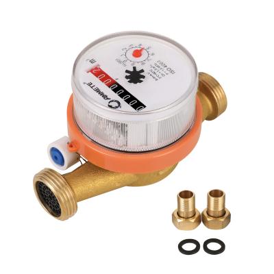 China Residential Single House Jet Brass Water Meter Price Water Meter Mechanism OEM Customization for sale