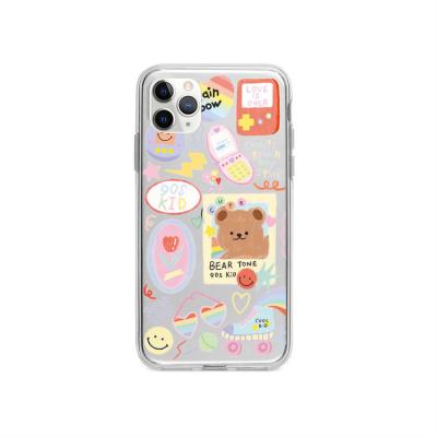 China Anti-fall Bear Pattern TPU Shockproof Mobile Phone Covers For iPhone 12 Pro Max for sale