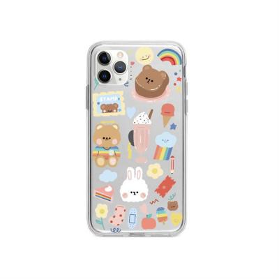 China Cute Soft Anti-fall Cartoon Pattern TPU Mobile Phone Case For iPhone 13 for sale