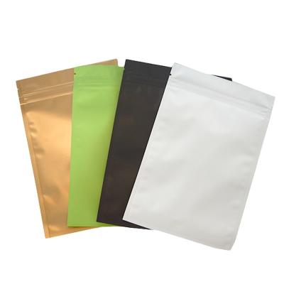 China Custom Printed Laminated Food Pouch Moisture Proof Flat Pouch Three Sides Sealed Aluminum Foil for sale