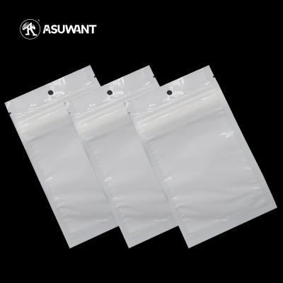 China Custom Food Logo Printing Aluminum Foil Small Three Side Seal Packaging Bag for sale