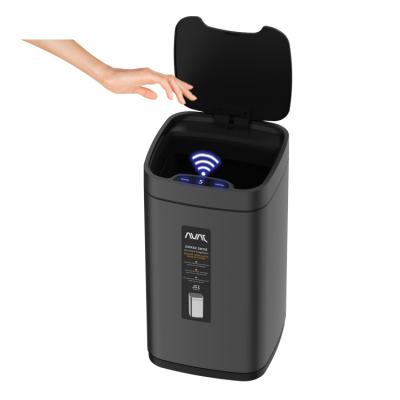 China Sustainable Low Cost 12L Trash Bin Automatic Stainless Steel Trash Can Smart Sensor Trash Can for sale