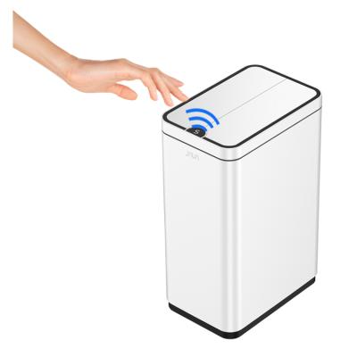 China Smart Viable Electric Bin Sensor Rectangular Waste Bin For Home Office for sale