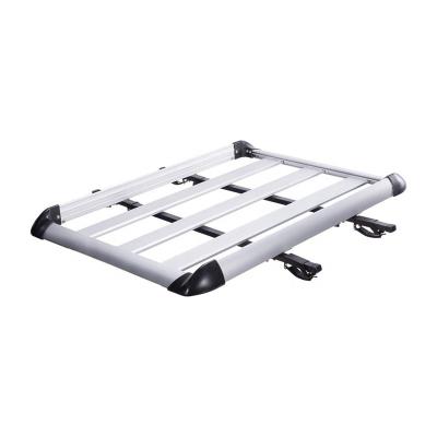 China Carry Luggage 4*4 Car Roof Rack Basket Roof Rack Cargo Carrier Rack SUV Car Luggage Top Rack Aluminum Alloy for sale