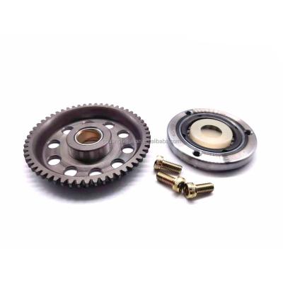 China Steel High Quality Durable CB250 One Way Motorcycle Starter Overrun Clutch Gear for sale