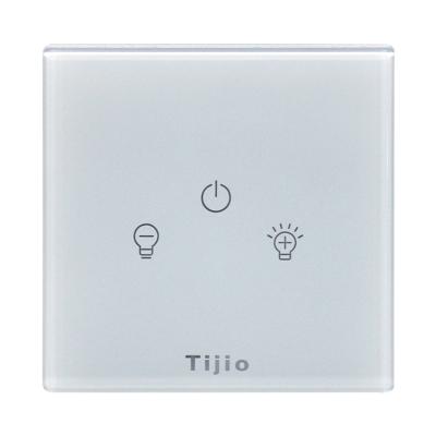 China 45 amps wifi smart switch 15a strip silver light rheostat 3 timer delay contact for moeshouse 77mm*115mm for sale