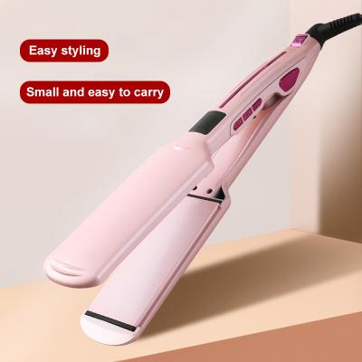 China Hot Selling Luster + Alloy Steam Ceramic Hair Pod Straightener Private Label Cordless Hair Straightener Custom Cordless Hair for sale