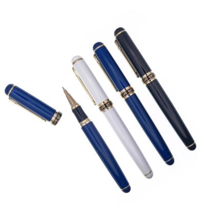 China Fluent Writing Office Luxury Gift Carving Decorative Template 0.5mm Tip Art Cheap Promotional Roller Pens for sale