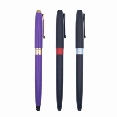 China Fluently writing customize elegant luxury comercial gift logo pen roller with pen gift case/best writin for sale