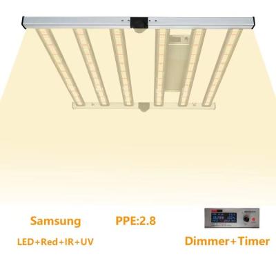 China Newest Arrival 2023 Foldable Full Spectrum Foldable Led Grow Light Commercial Led Grow Light 640W With UV And IR Led for sale