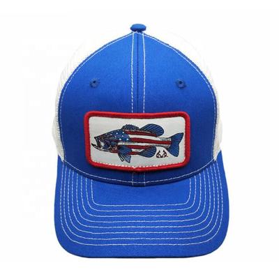 China COMMON Design Mesh Trucker Fishing Cap With Custom Patch for sale