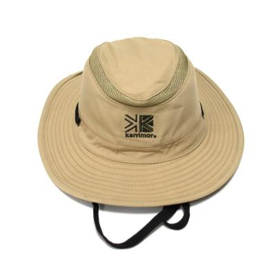 China Fashion style and popular cotton/nylon fabric oval bucket hats with chin string for sale