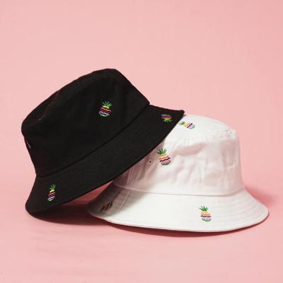 China High Quality Fashion Manufacture Cotton Ladies Fruit Bucket Hat for sale