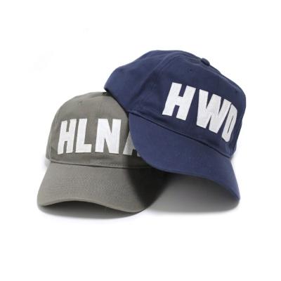 China COMMON heavy cotton fabric made unstructured baseball cap with felt logo for sale